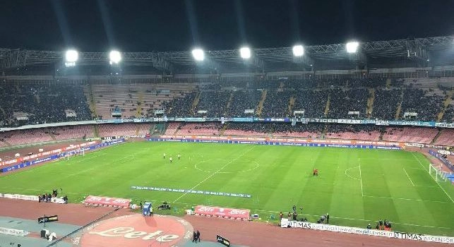 Napoli-Sampdoria, colpo d'occhio impressionante al San Paolo: la previsione sugli spettatori