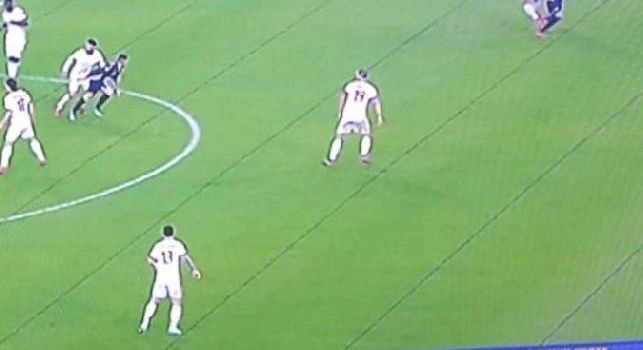 TeleLombardia, Ravezzani: Clamoroso errore della Var: Insigne in fuorigioco con la fronte [FOTO]