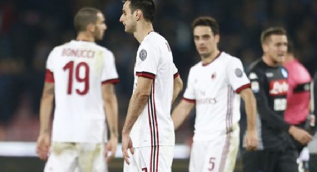 Il commento del sito ufficiale del Milan: Il Diavolo deve arrendersi al Napoli: non basta il bel gol di Romagnoli