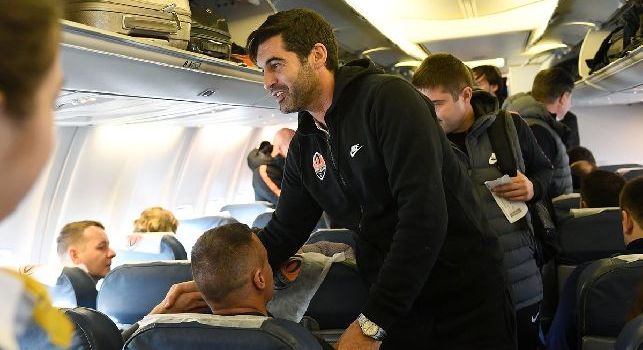Champions League, Shakhtar Donetsk già in volo verso Napoli [FOTOGALLERY]