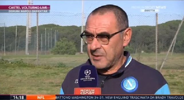 Sarri a Premium: La colpa &egrave; nostra se in Champions abbiamo fatto meno bene. Insigne? Ha preso un colpo