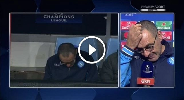 Cosa scrivevi sul taccuino dopo 32 secondi?: la risposta di Sarri a Mediaset è tutta da ridere! [VIDEO]