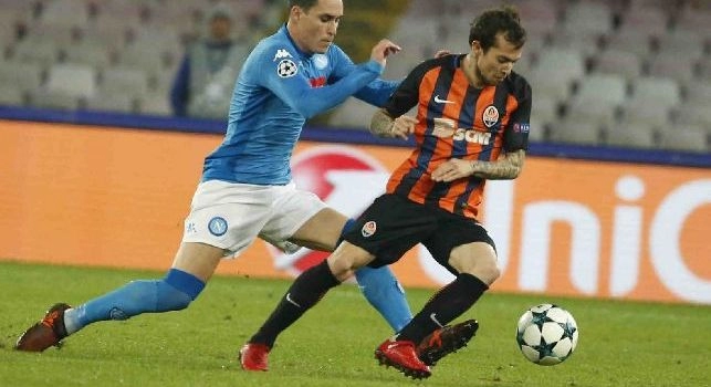 Bernard in azione al San Paolo