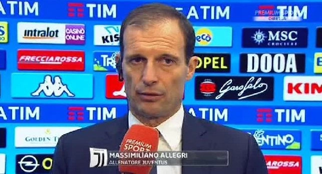 Juve, Allegri a Premium: Orgoglioso di questi ragazzi: sbagliate solo 4 gare in 3 anni! Se vedrò Napoli-Spal? Ora ho fame...