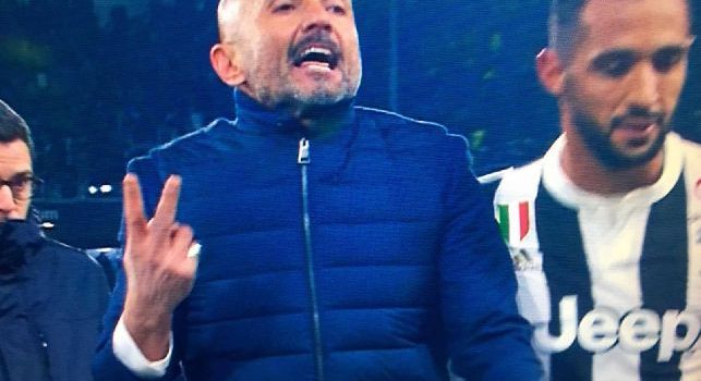 Juve - Inter, Spalletti si scaglia contro Chiellini a fine primo tempo: Due ammonizioni hai chiesto all'arbitro: lascialo arbitrare, basta! [VIDEO]