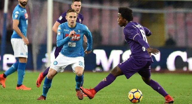 Rog in azione contro la Fiorentina