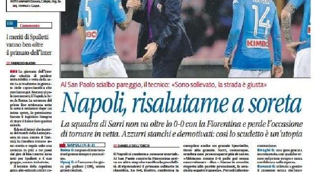 ASSURDO Libero, esulta per il passo falso col titolone in prima pagina: Napoli, risalutame a soreta [FOTO]