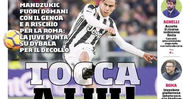 Corriere dello Sport, la prima pagina: Coppa Italia, un Napoli tutto nuovo contro l'Udinese [FOTO]