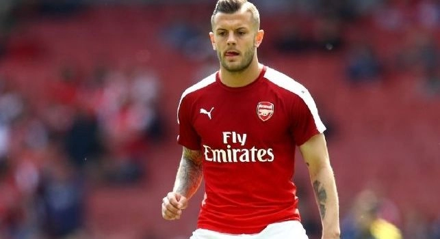 Jack Wilshere con la maglia dell'Arsenal
