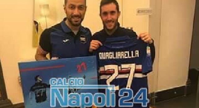 ESCLUSIVA - Quagliarella torna a Napoli e riceve un meraviglioso regalo
