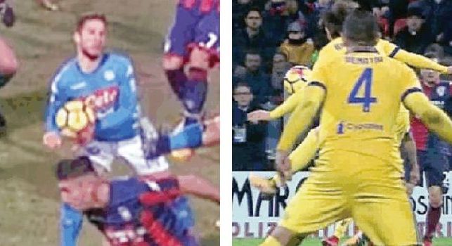 Gazzetta chiarisce: Mani di Mertens e Bernardeschi, ecco il cavillo regolamentare che ha tagliato la Var fuori da questi episodi