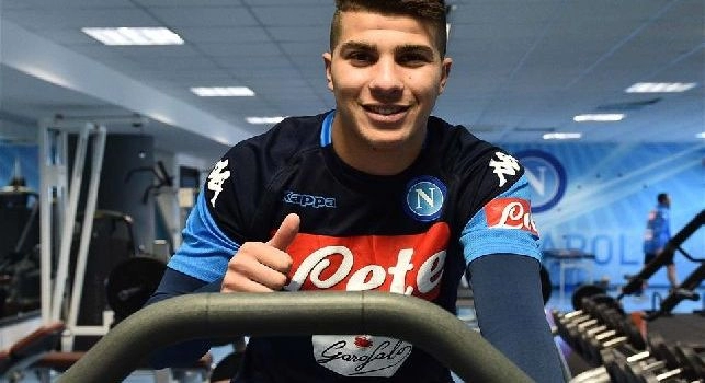 Zinedine Machach mentre si allena