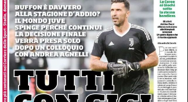 Prima Pagina Corriere dello Sport: Rafinha, ultimo sì all'Inter. Belotti, il Milan sogna [FOTO]