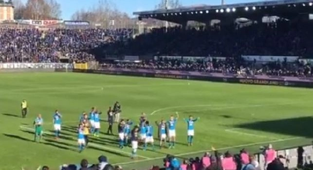 Che entusiasmo a Bergamo! Tutta la felicità del Club Napoli Bologna dopo il fischio finale [VIDEO]