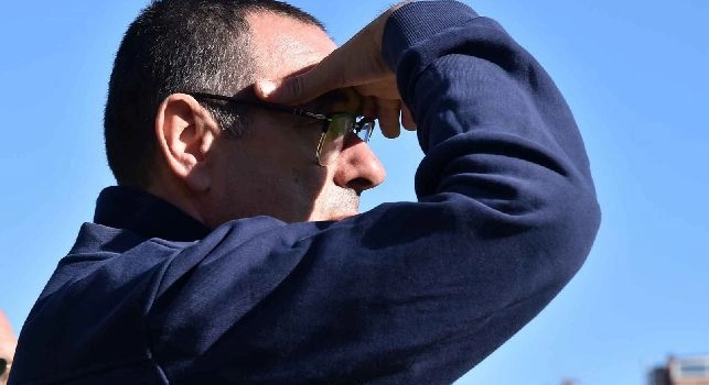 Maurizio Sarri allenatore del Napoli