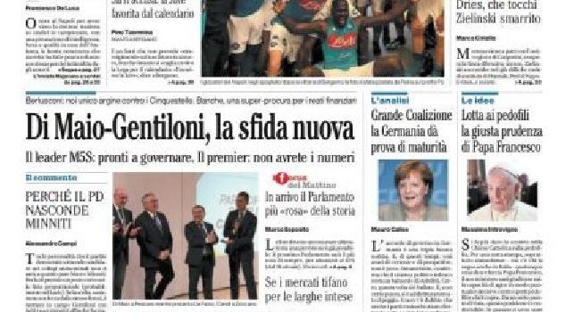 Il Mattino, la prima pagina: MaraMertens e il Napoli non si ferma
