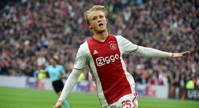 Kasper Dolberg, attaccante danese dell'Ajax
