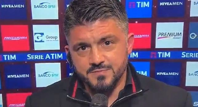Milan, Gattuso risponde a Sarri: Un privilegio stare in Europa, metterei la firma per giocare ogni tre giorni