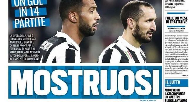 Tuttosport in prima pagina: All'ultimo salta Politano al Napoli [FOTO]