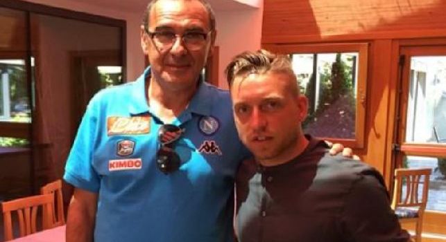Forse la colpa è mia, dovevo darti più spazio. Sei un grande uomo, il saluto di Sarri a Giaccherini