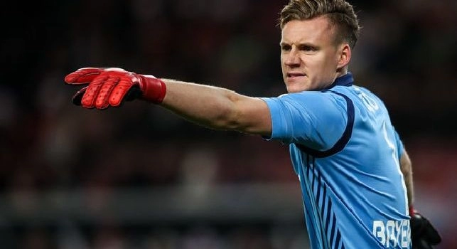 Bernd Leno con la maglia del Bayer Leverkusen