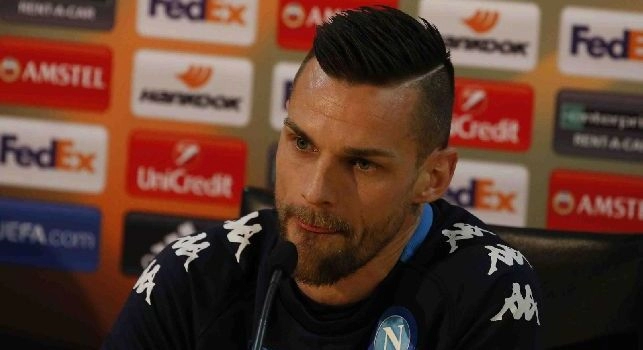 Christian Maggio in conferenza stampa