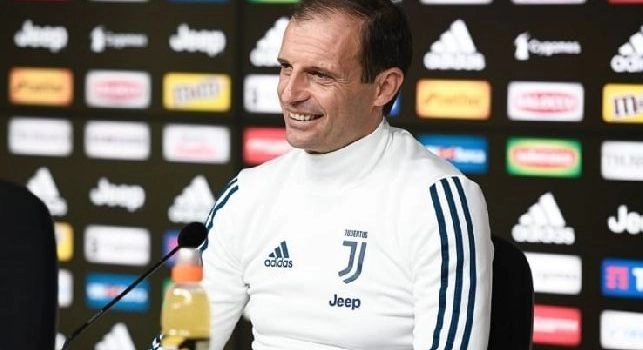 Massimiliano Allegri, allenatore della Juventus, in conferenza stampa