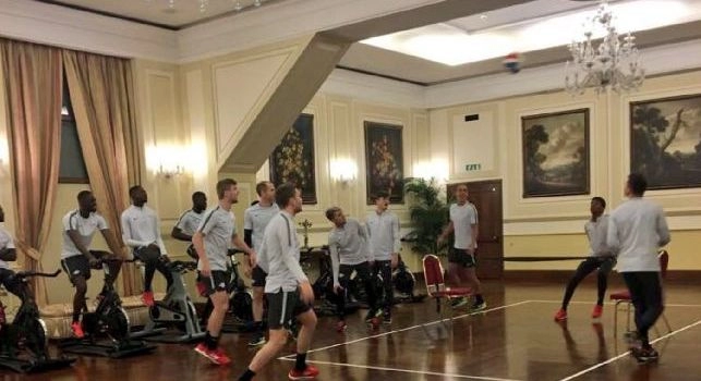 Risveglio muscolare per il Lipsia, scelta insolita: allenamento in hotel per i tedeschi! [FOTO]