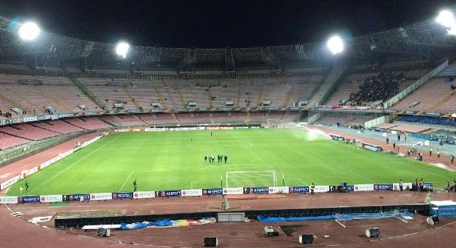 Napoli-Lipsia, San Paolo deserto a 90 minuti dalla gara: ma il settore ospiti è già pieno! [FOTO CN24]