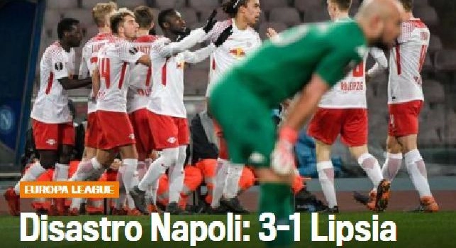 Gazzetta dello Sport sentenzia: Disastro Napoli, Sarri è praticamente fuori [FOTO]