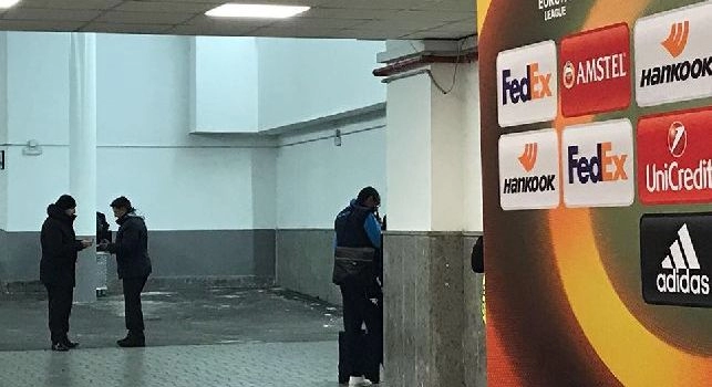 Post Napoli-Lipsia, fitto colloquio tra Sarri e Giuntoli: ai due si unisce anche Reina [FOTO CN24]