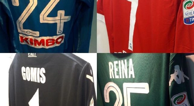 Napoli-Spal, ufficializzati i colori delle maglie da gioco [FOTO]
