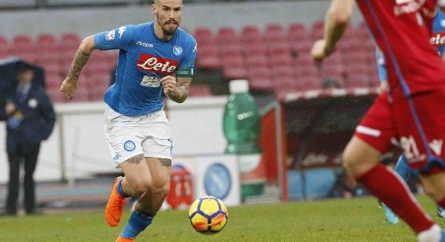 Hamsik: Reagito nel modo giusto dopo la brutta serata di giovedì. Peccato non aver segnato altri gol