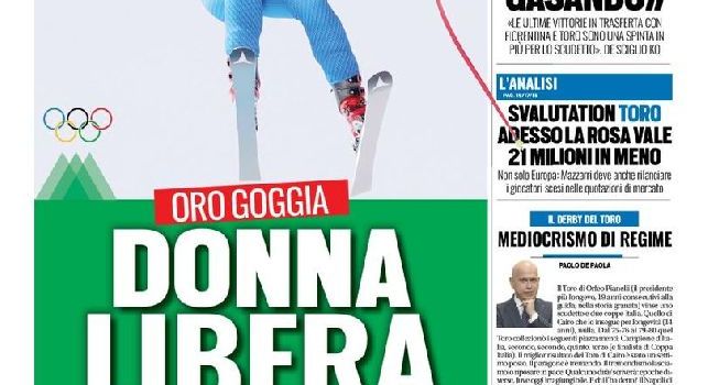 Prima pagina Tuttosport: Pjanic e Dybala: 'Napoli ci stiamo gasando' [FOTO]