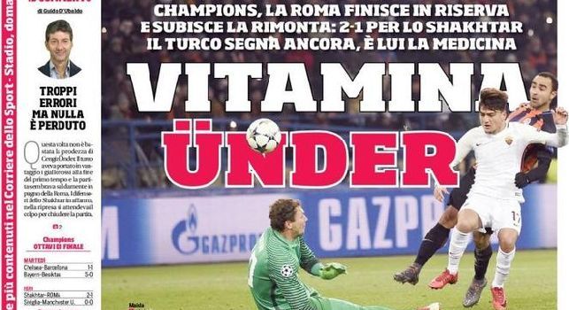 Prima pagina Corriere dello Sport: Napoli ci prova [FOTO]