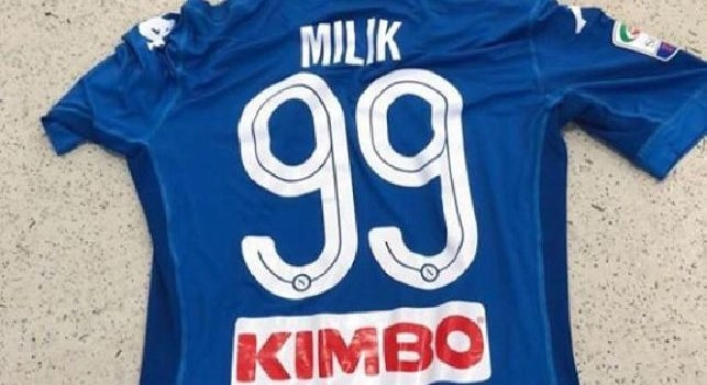 Florenzi con la maglia di Milik