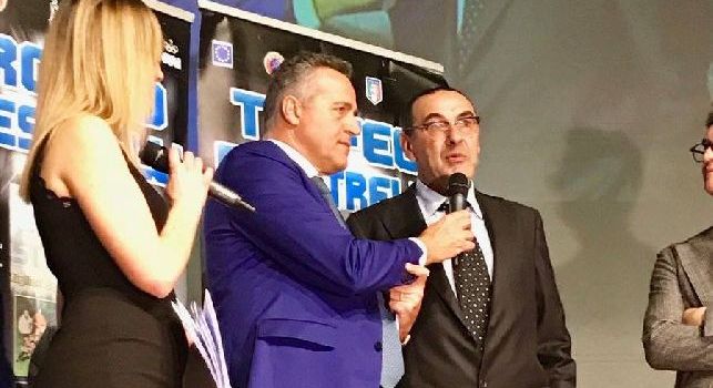 Maurizio Sarri al premio Maestrelli a Montecatini Terme