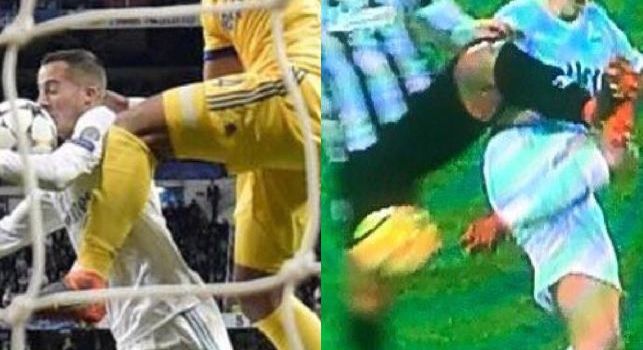 Juve, fallo da rigore di Benatia! E' lo stesso che fece a Lucas Leiva in Serie A e non fu assegnato [FOTO & VIDEO]