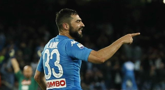 Raddoppio del Napoli, il colpo di testa di Albiol batte Belec