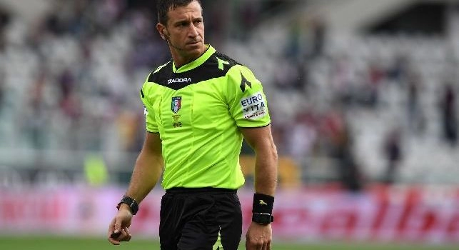 Serie A, le designazioni arbitrali della 6a giornata: c'è Doveri per Napoli-Parma