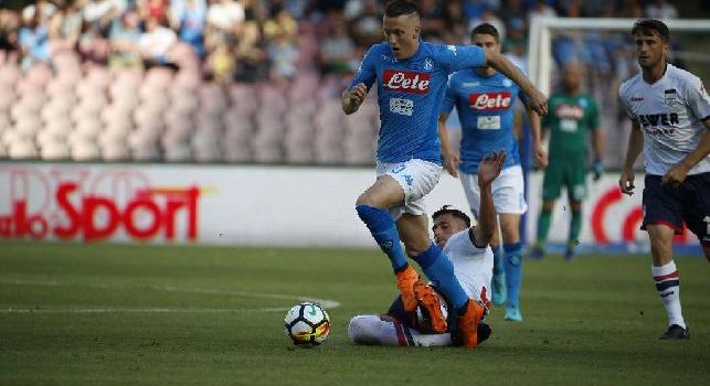Piotr Zielinski, centrocampista del Napoli