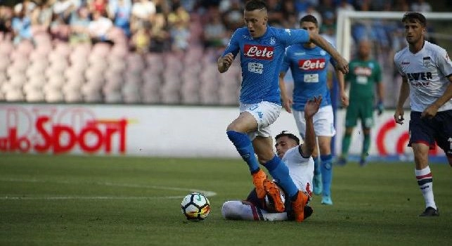 Piotr Zielinski, centrocampista del Napoli