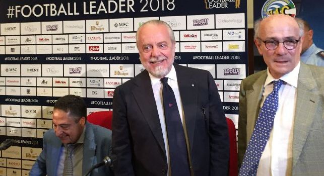 Football Leader, De Laurentiis abbandona la sua postazione per seguire la conferenza di Rizzoli tra gli studenti della Federico II [FOTO CN24]
