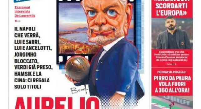 Prima pagina Corriere dello Sport: Aurelio, che cinema! [FOTO]