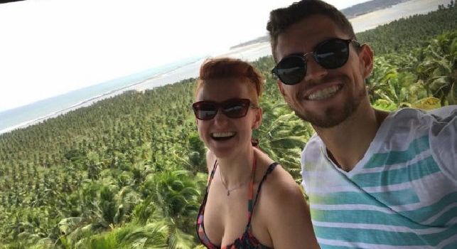Jorginho, vacanza in Brasile con la sorella: che sorrisi! [FOTO]