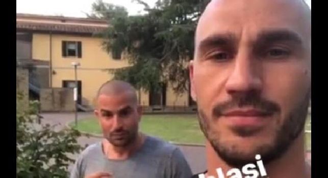 Cannavaro prende in giro Blasi sui social: Lele sbaglio o sei dimagrito? [VIDEO]