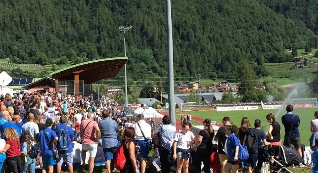 CN24 - Napoli-Gozzano prima amichevole del ritiro estivo di Dimaro 2018