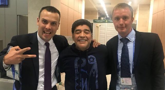 Maradona torna a Mosca: nessuna complicazione dopo il lieve malore per la vittoria dell'Argentina