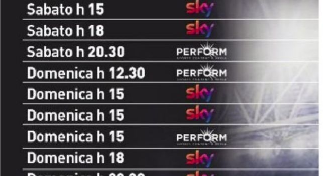 Diritti tv, l'anno prossimo Serie A divisa in ben otto fasce orarie differenti [GRAFICO]