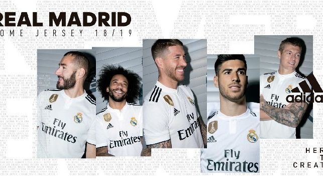 Nuove maglie Real Madrid, c'è Benzema ma è assente Cristiano Ronaldo: indizio di mercato? [FOTO]